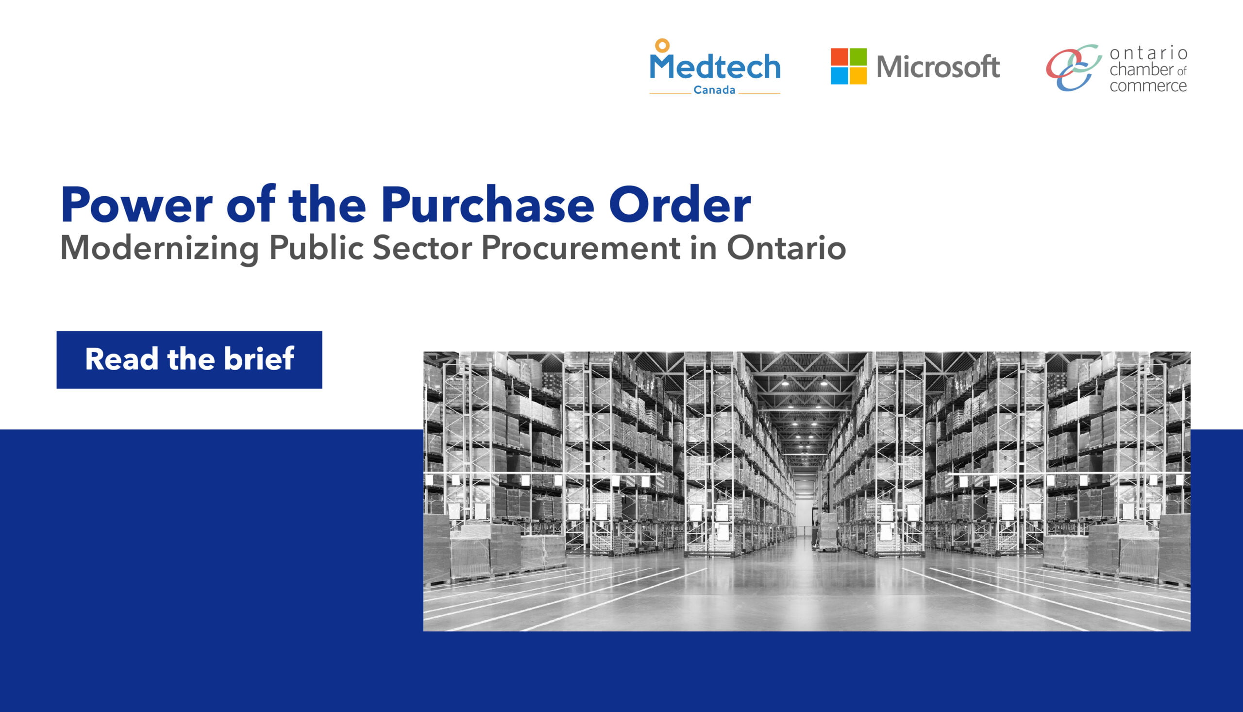 Power of the Purchase Order – Unlocking the Potential of Public Procurement in Ontario